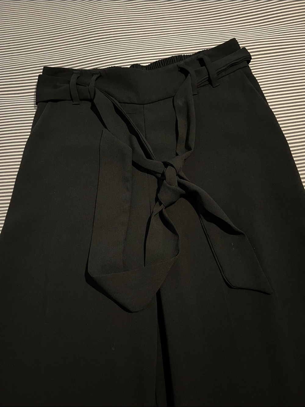 Black wide leg pants for work size XS